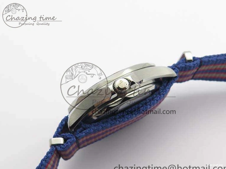 0213 FashionForward Seamaster 300M 007 SS URF 1:1 Best Edition White Dial Ceramic Bezel On Nylon Strap A2507(Free SS Bracelet) 8118